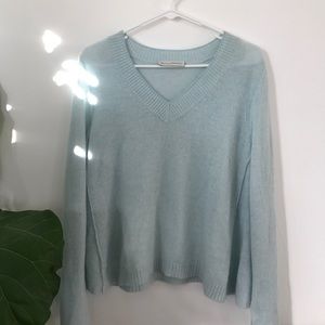 Sky blue cashmere